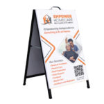 Metal A-Frames with Full Colour Print & Lamination
