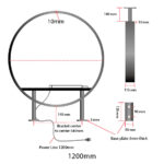 Double Side Aluminium Circle Light Box - Image 8